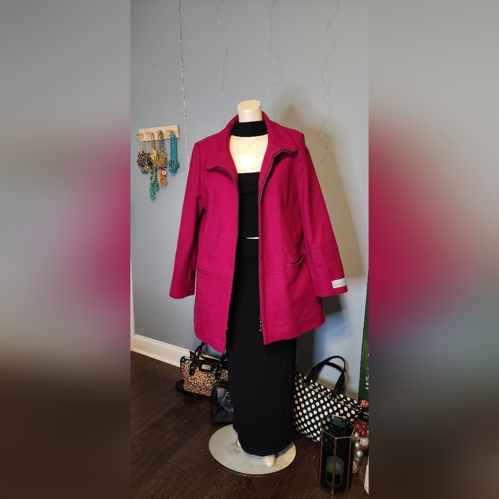 Preston and York wool coat NWOT